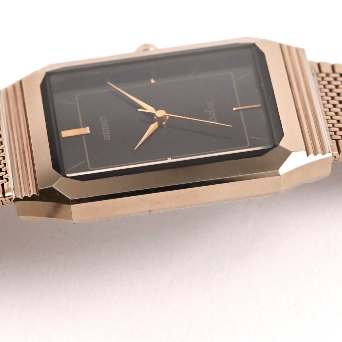 SEIKO】セイコー DOLCEドルチェ 27mm Tank Shape Dial TUNGSTEN SEIKO】セイコー DOLCEドルチェ 27mm Tank Shape Dial TUNGSTEN