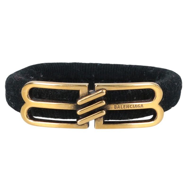 【新品未使用】BALENCIAGA BB アイコン バレンシアガヘアゴム BALENCIAGA - 【未使用】バレンシアガ レディース BBアイコン