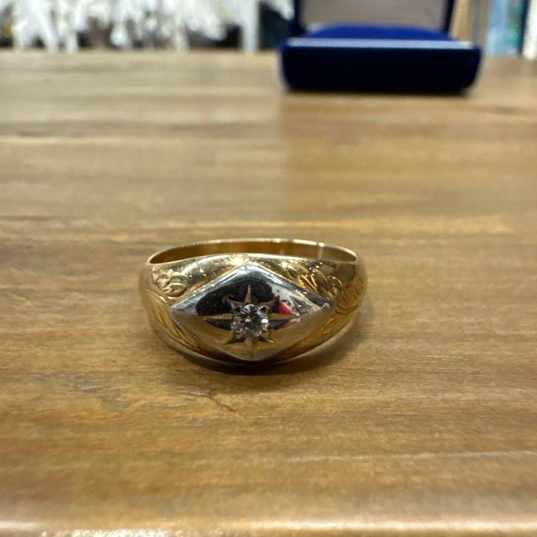 Hum ハムブラックパールリング7号