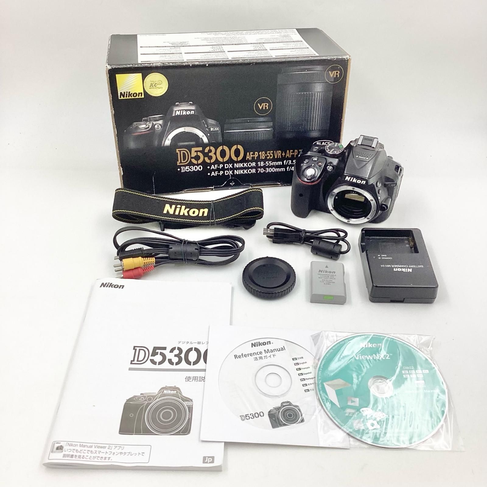 全額返金保証】【最速発送】Nikon デジタル一眼 D5600 ボディ 美品