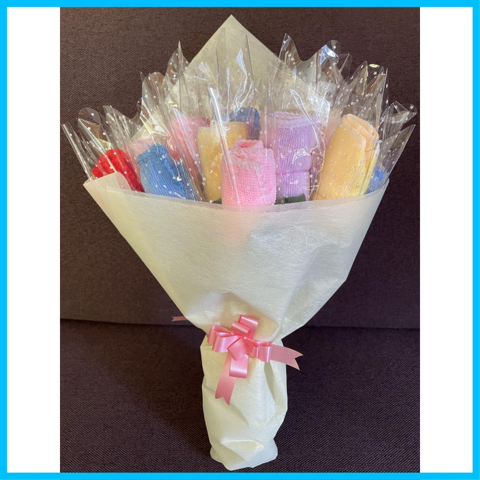 商品 ハンカチ ギフト タオル ブーケ 花束 結婚式 お祝い 誕生日 敬老