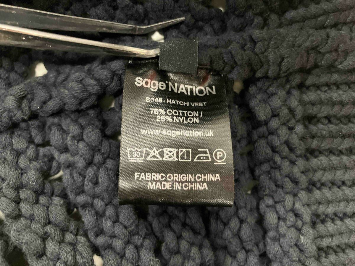 sagenation HATCHI VEST　S048 ネイビー　Mサイズ sagenation HATCHI VEST S048 ネイビー Mサイズ - メルカリ