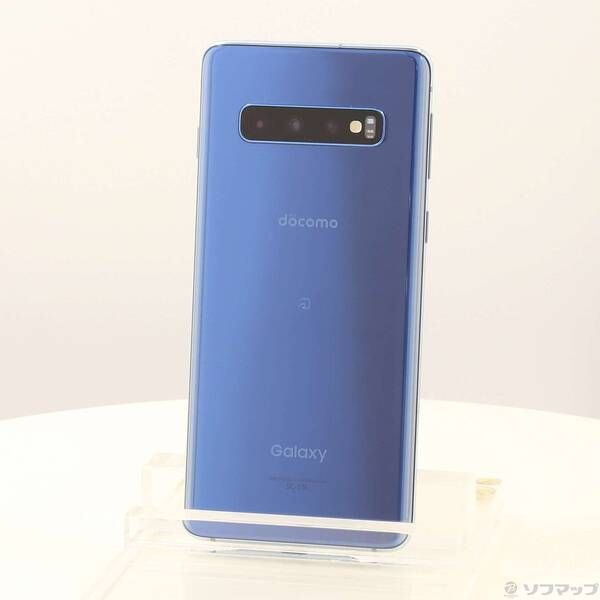 中古品〕 GALAXY S10 128GB プリズムブルー SC-03L docomoロック