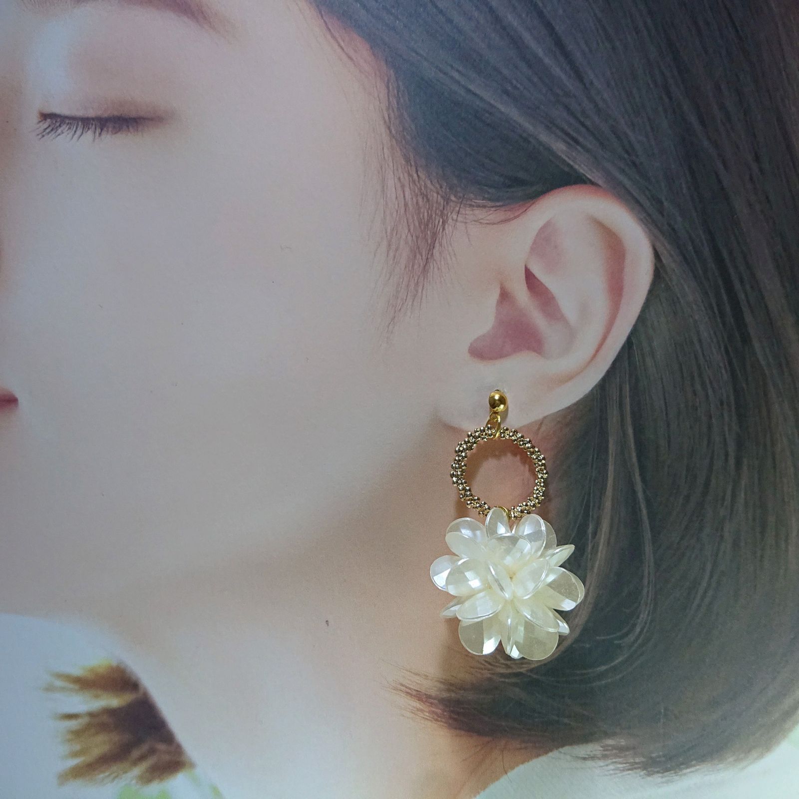 ハンドメイドピアス401 No.401 ハンドメイド ピアス イヤリングの通販 by moca\u0027s shop｜ラクマ