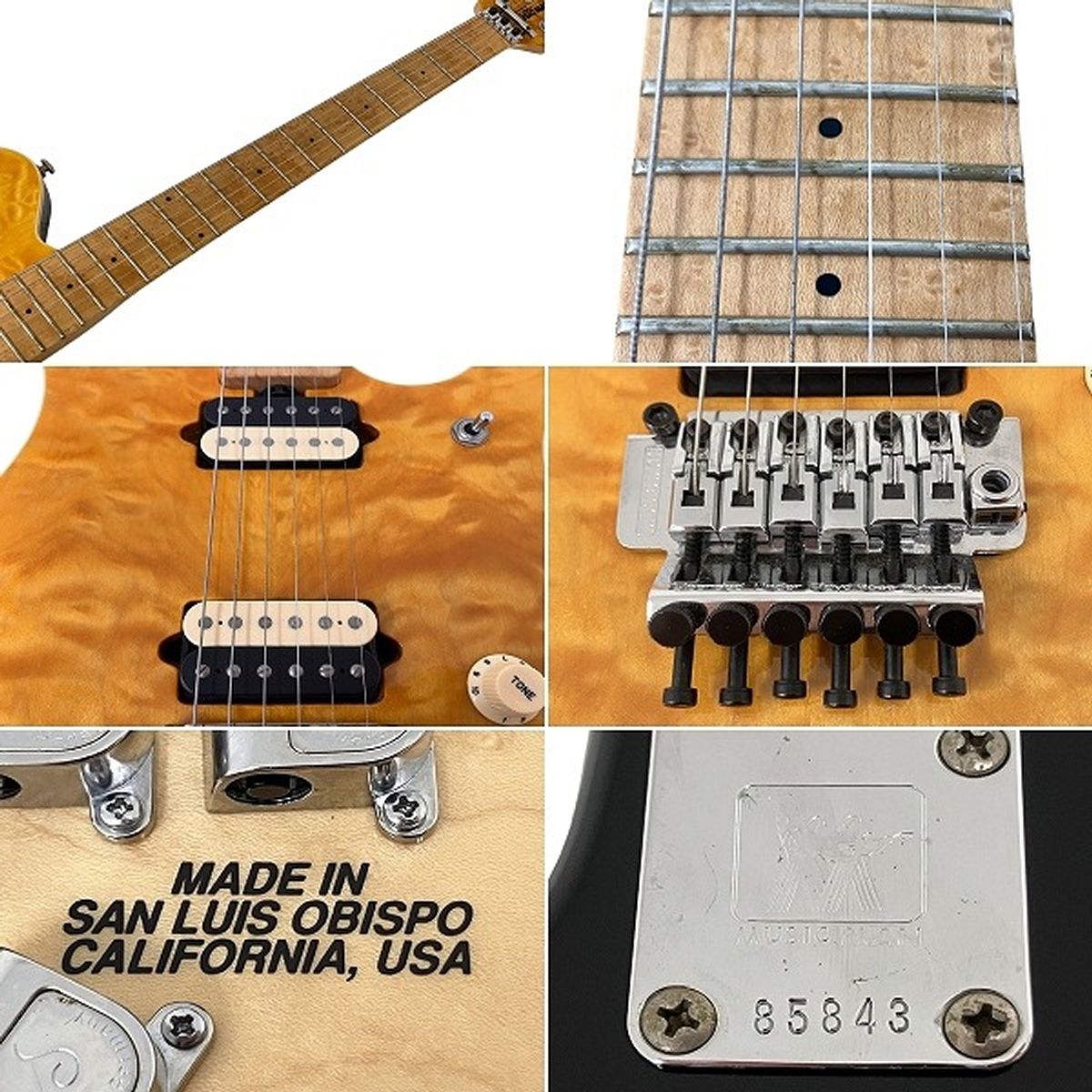 ミュージック . MUSIC MAN EVH Signature Trans Gold 1995 ミュージックマン