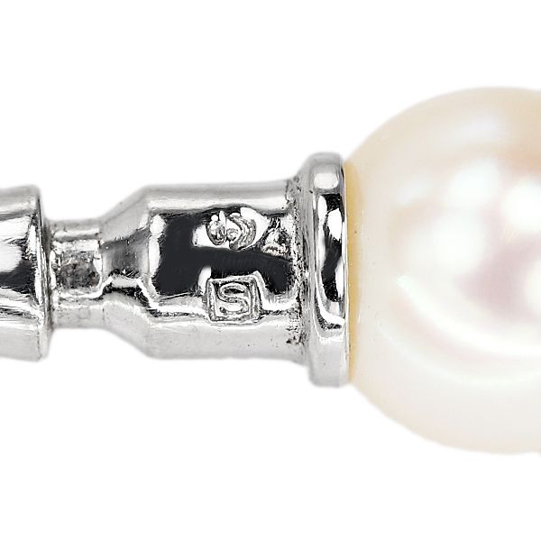 タサキ 田崎真珠 アコヤ真珠 ネックレス SV TASAKI 連 中古 宝正  