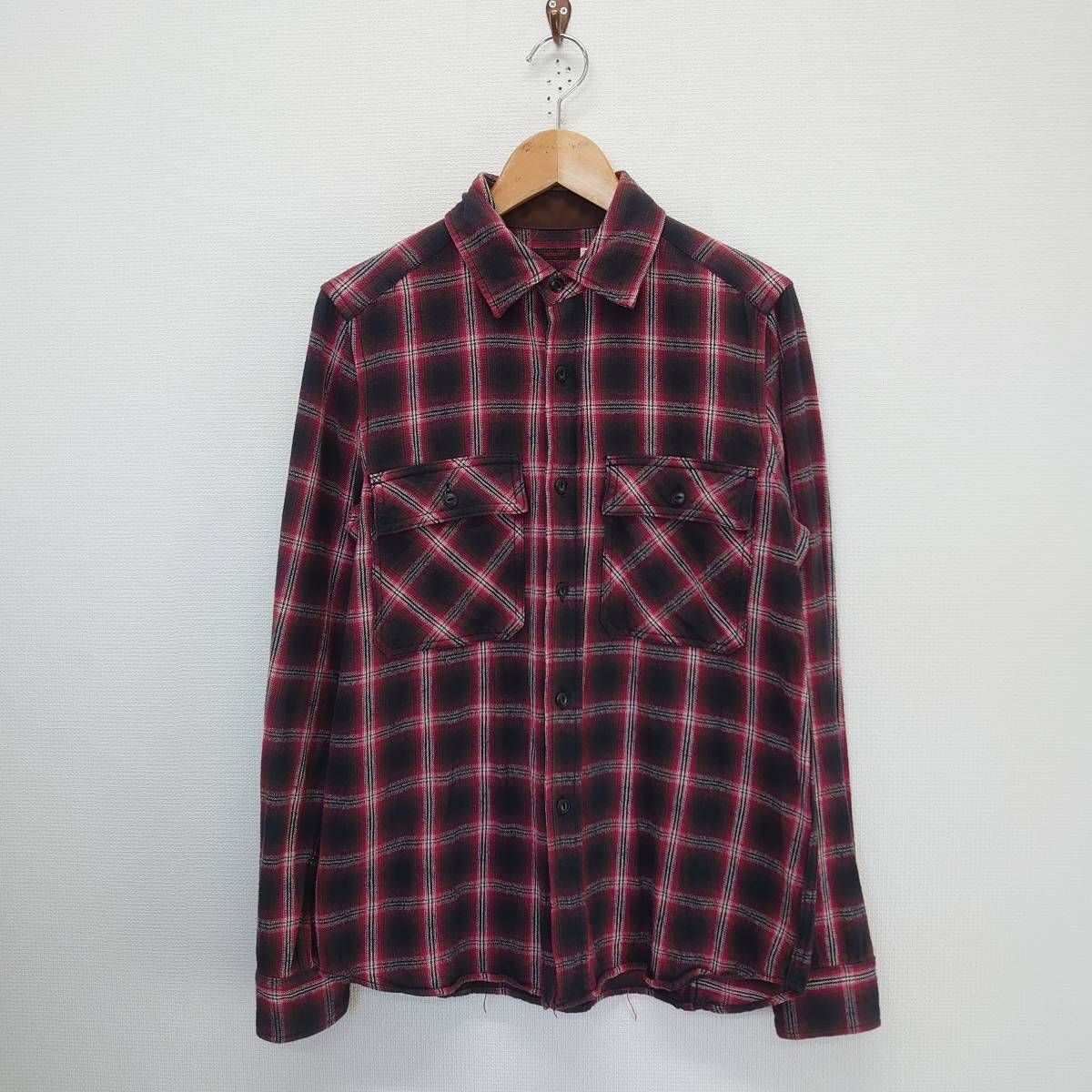 FULLCOUNT」ORIGINAL CHECK NEL SHIRTS SKUNK フルカウント