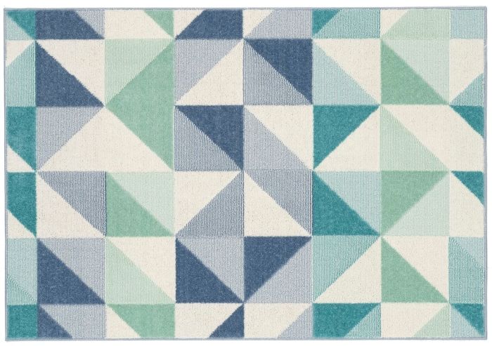 【新品・3営業日で発送】スミノエ(Suminoe) ラグ ブルー 130×190cm 防ダニ 滑り止め シーン 13139479