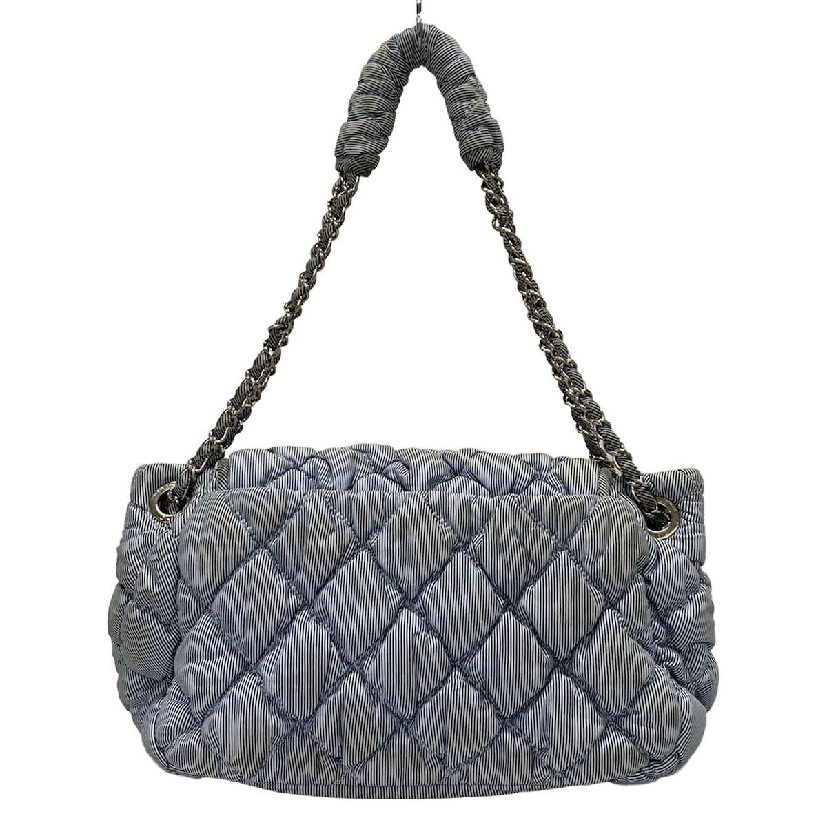 CHANEL シャネル ショルダーバッグ 紺 - 4500124N0076 CHANEL シャネル ボーイシャネル スモール チェーン ショルダー