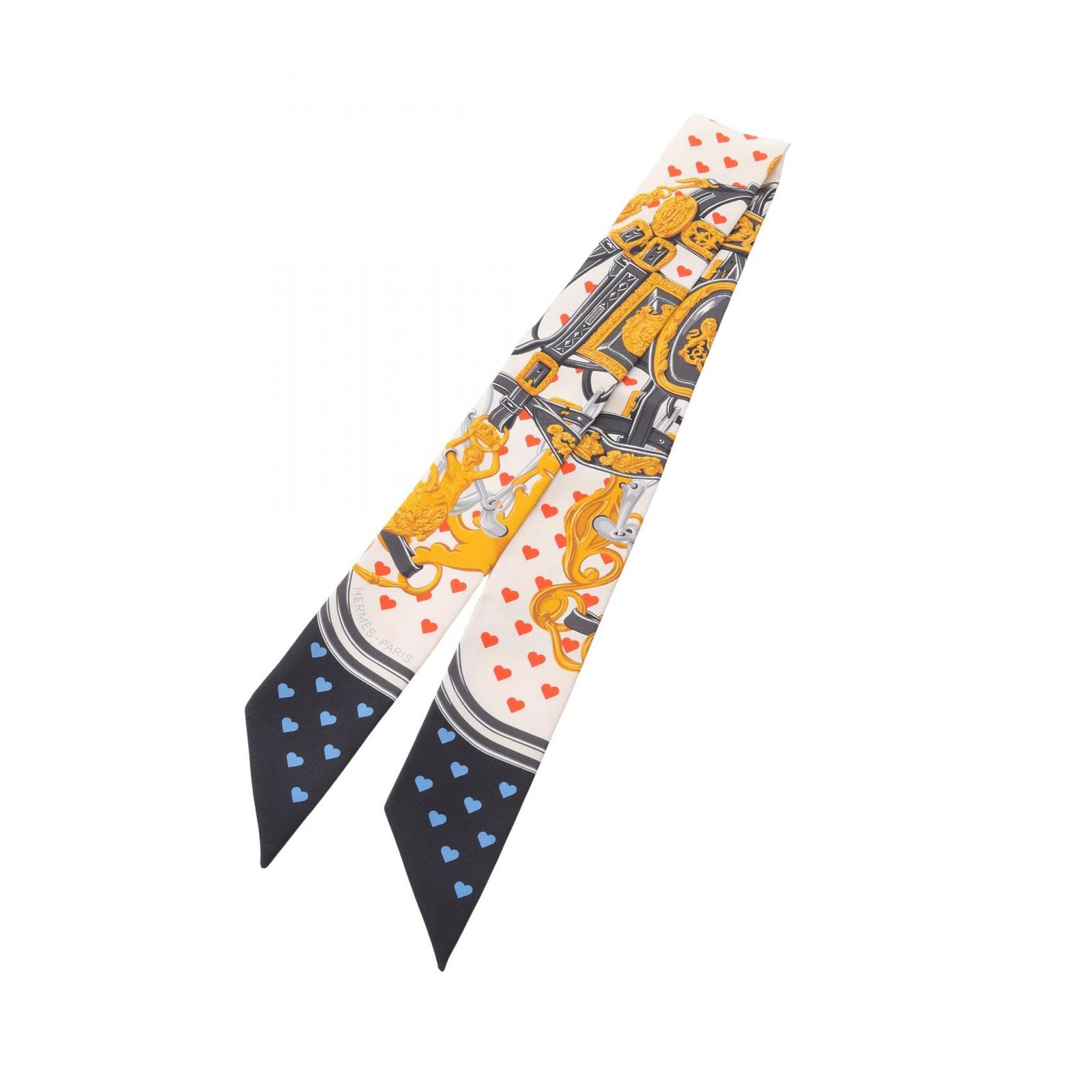 ☆HERMES ツイリー BRIDES de GALA シルクスカーフ HERMES 新作 スカーフ ツイリー Brides de Gala Applique Pique