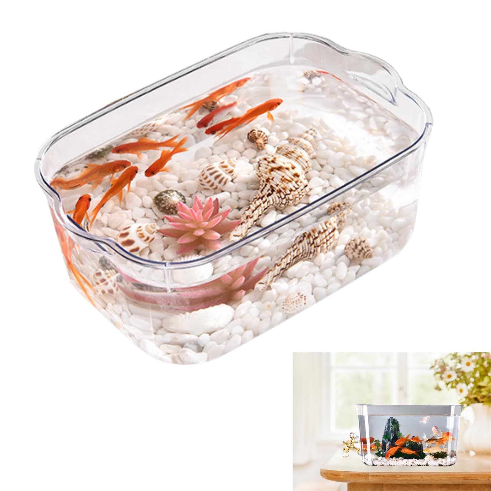 新品未使用】水槽 金魚鉢 メダカ水槽 アクリル水槽 アクアリウム  