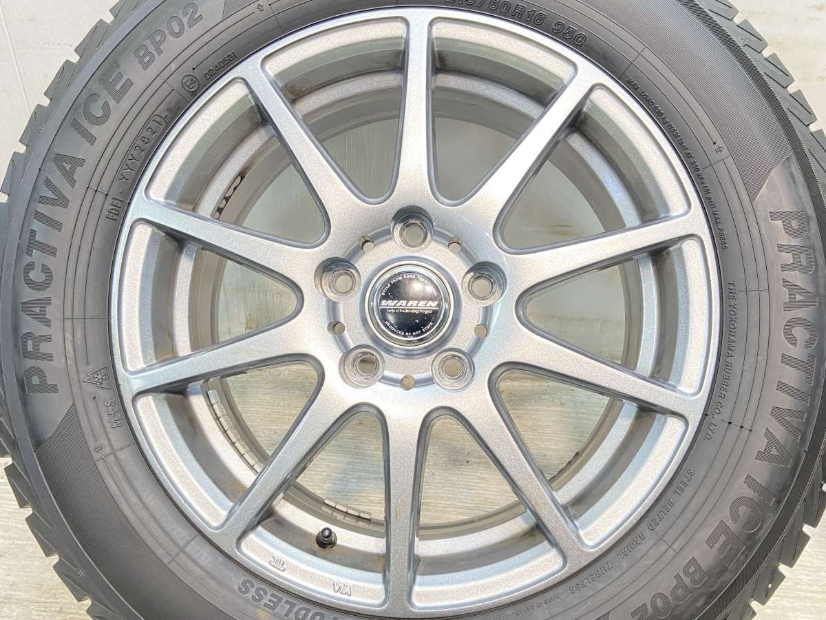 WAREN アルミホイール スタッドレス付き 215/60R16 耽っ