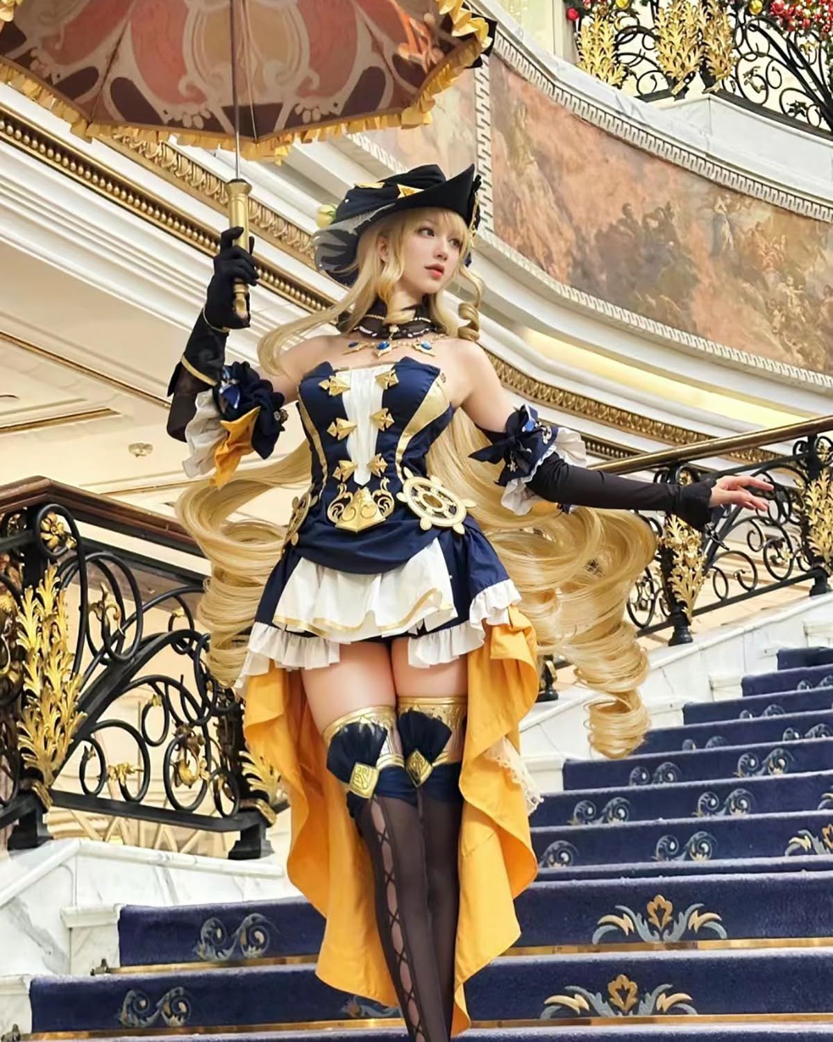 コスプレ衣装 Na 新発売 高品質 五次元 高品質 ナヴィア コスプレ ウィッグ付き 棘薔薇