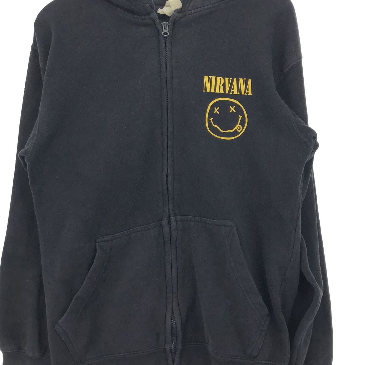 古着 A.M.S NIRVANA ニルヴァーナ 両面プリント バンド スウェット 