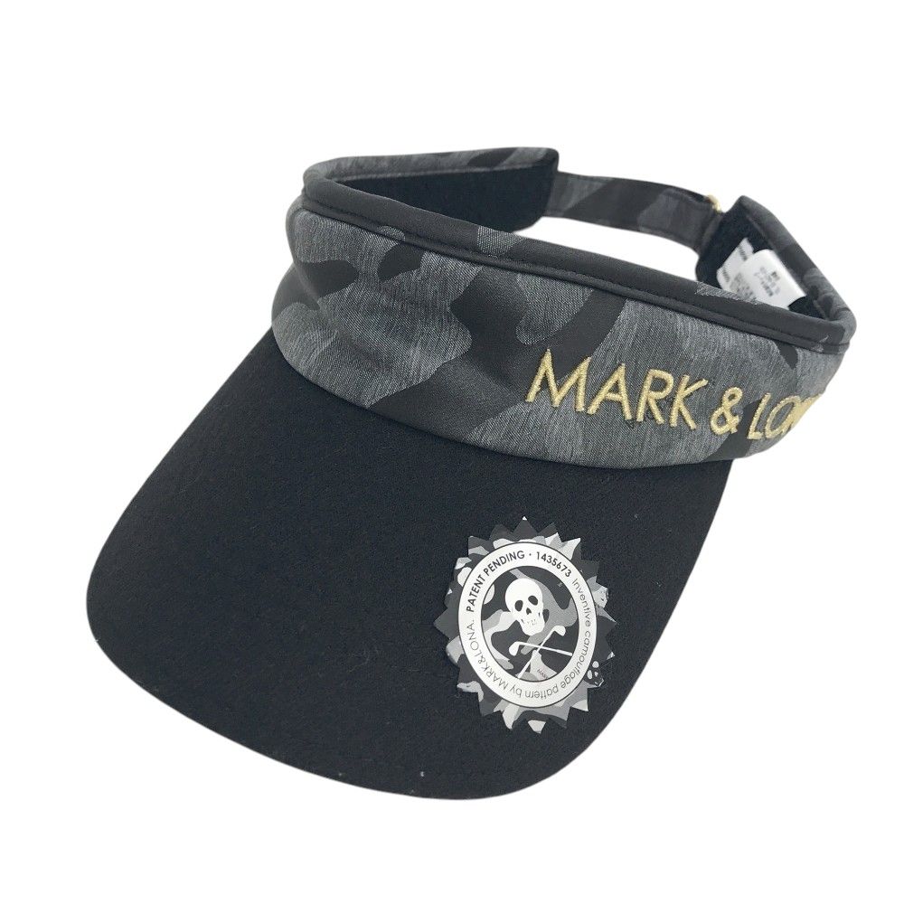 MARK&LONA マークアンドロナ サンバイザー 迷彩柄 グレー系 S