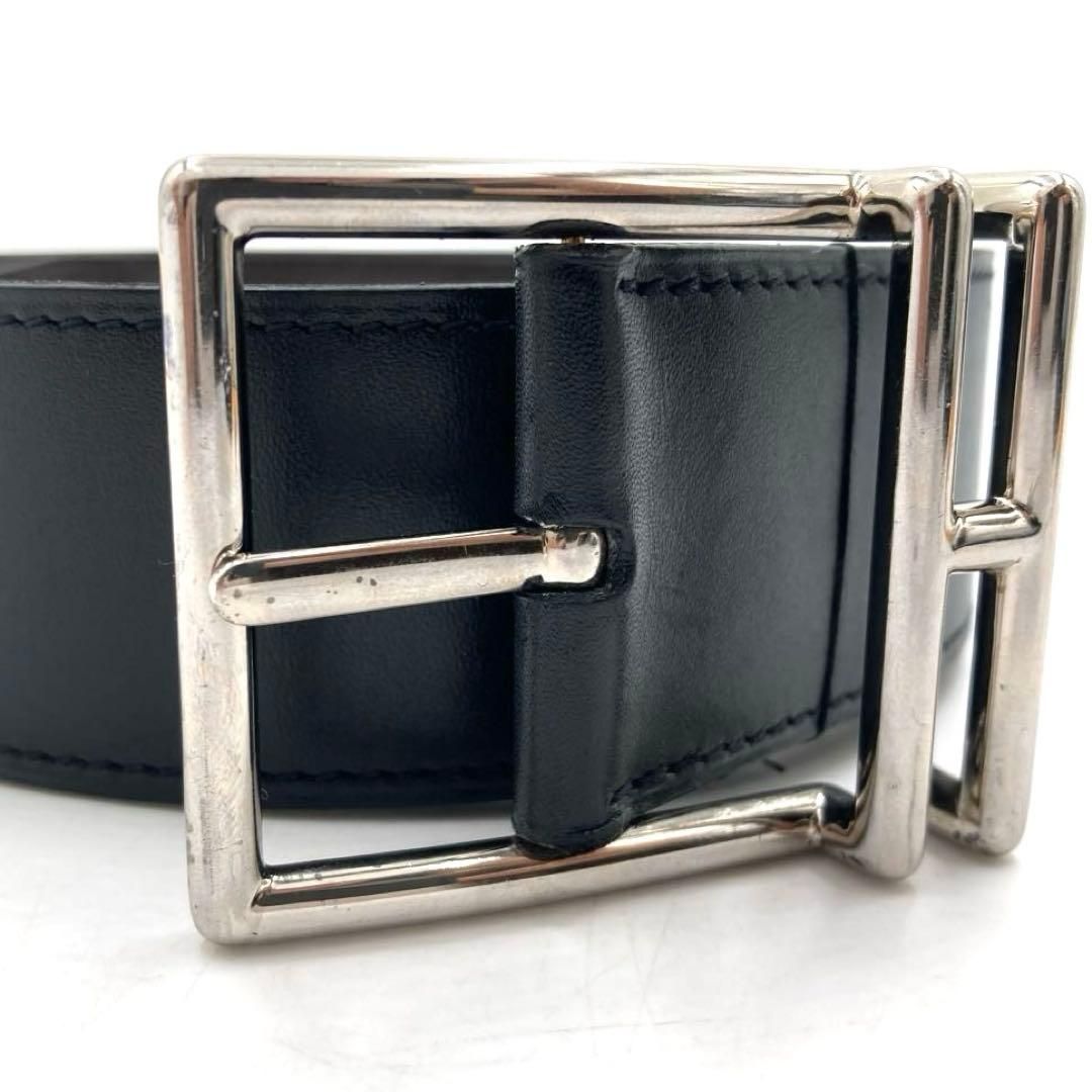 ⭐️希少⭐️エルメス ネイサン40 リバーシブルベルト K刻印 メンズ90 黒茶 ⭐️希少⭐️HERMÈS エルメス ネイサン40 リバーシブルベルト K刻印