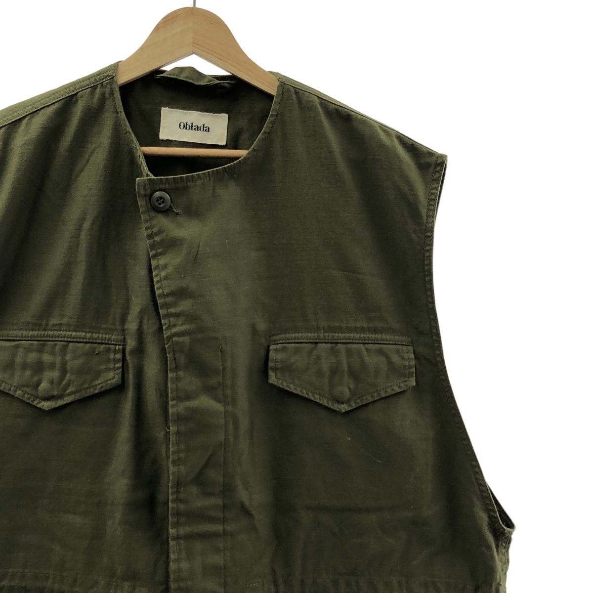 美品】 oblada / オブラダ | Sleeveless Military Jacket / ミリタリー