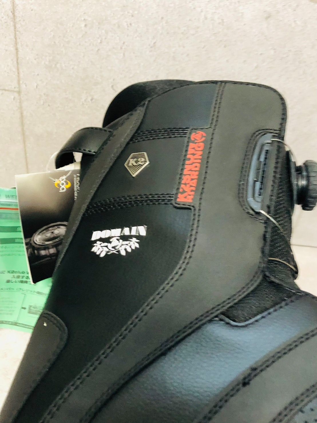 未使用】K2 DOMAIN BOA/スノーボードブーツ/28cm/ブラック タグ付き