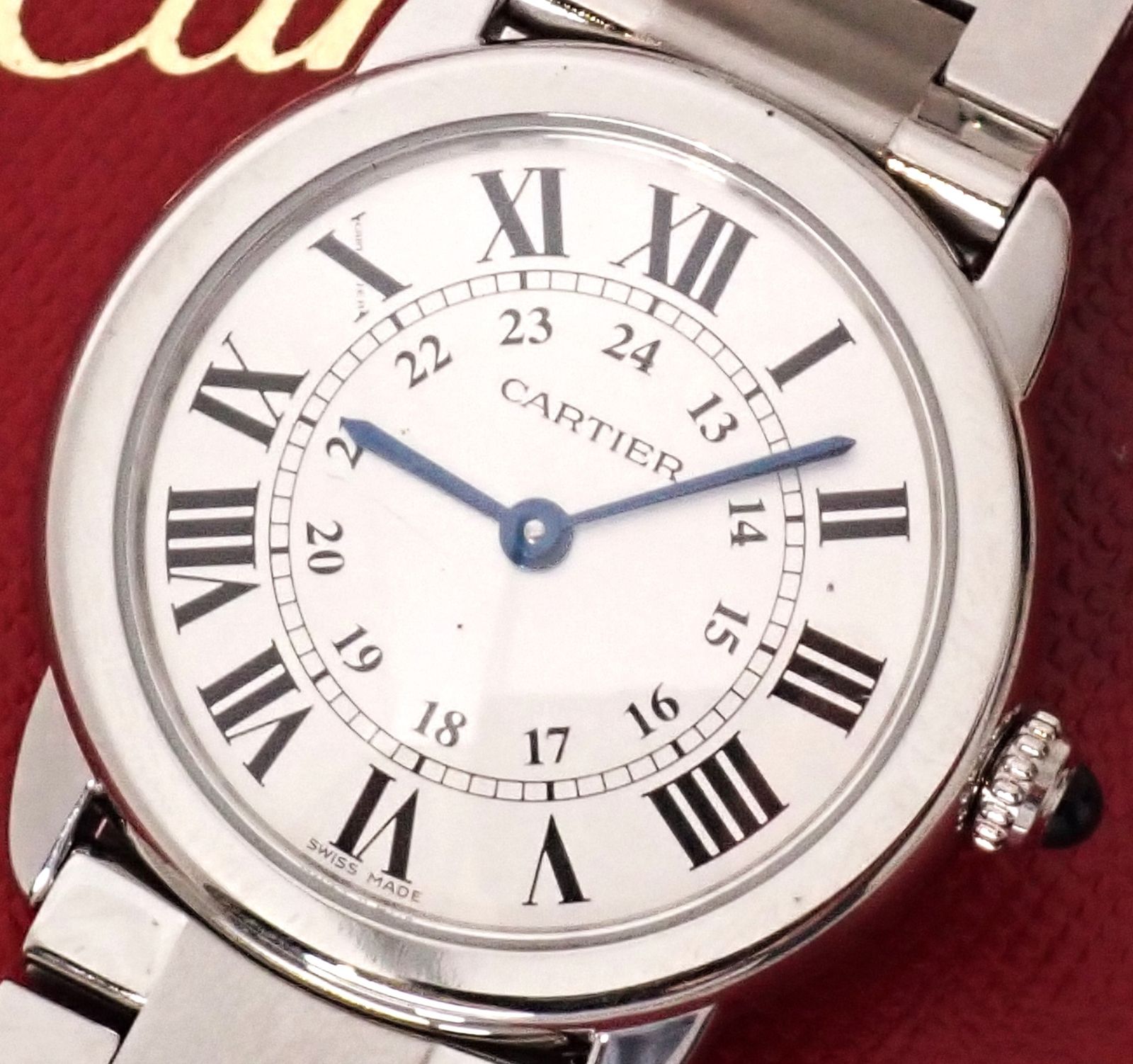 磨き済 美品 Cartier(カルティエ) ロンドソロ W6701004 レディース クオーツ 時計 - メルカリ