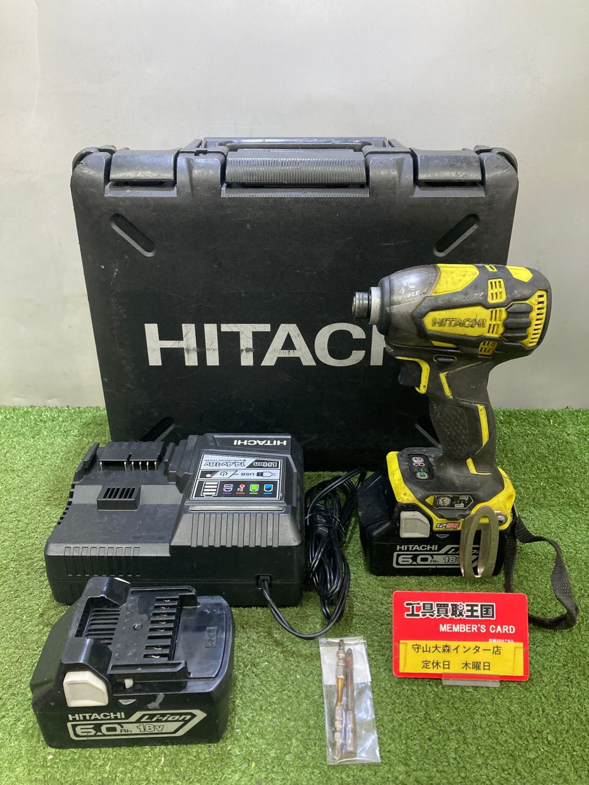 0921 日立工機 18Vコードレスインパクトドライバ WH18DDL2 2LYPK Y ITH8RB32SCZA