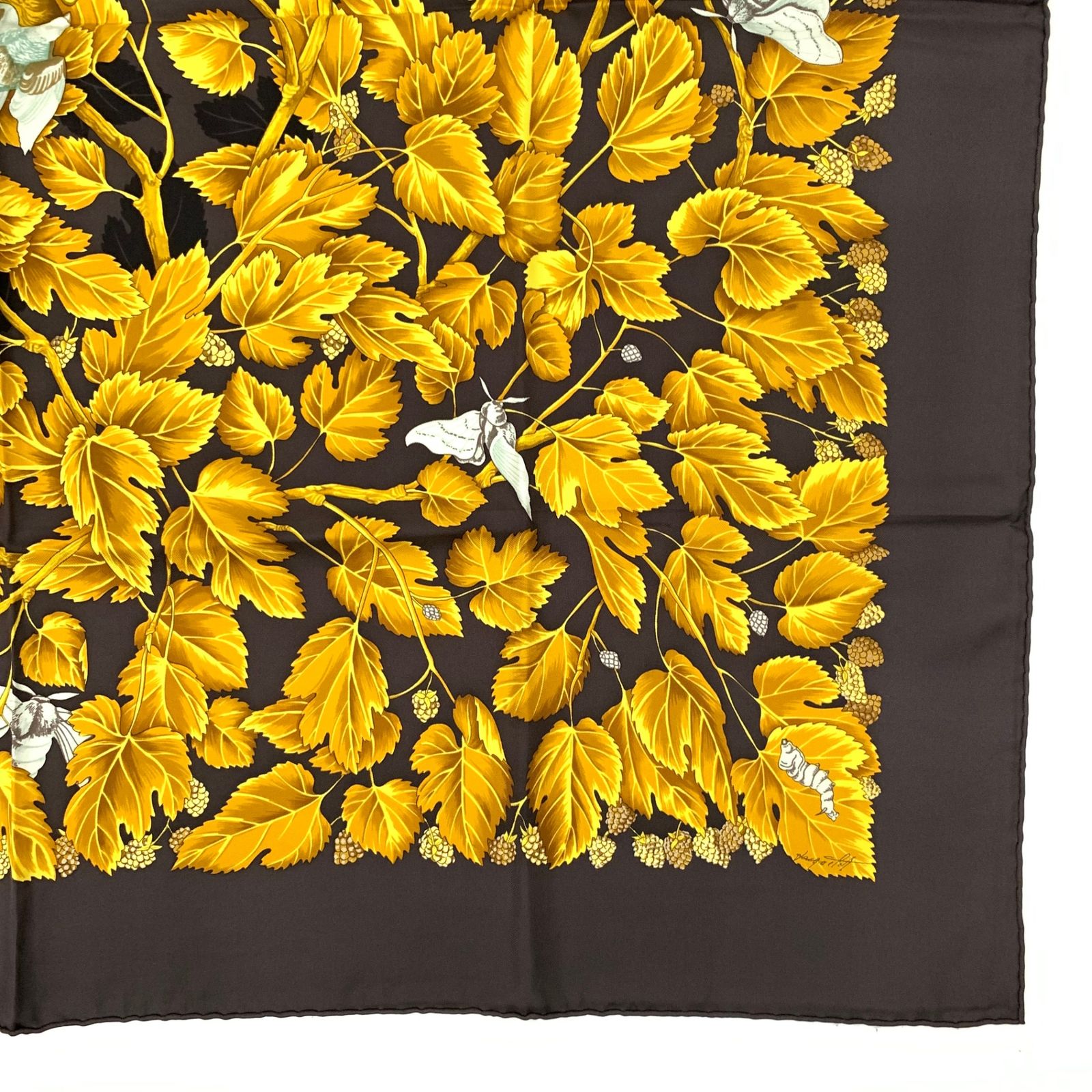 エルメス　スカーフ　カレ　90 絹の木　I'ARBRE DE SOIE HERMES ［飯能本店］HERMES エルメス カレ90 l'ARBRE de SOiE 絹の木