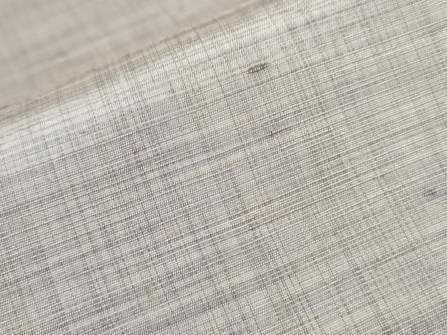 平和屋着物○上質な色無地 霞地紋 葡萄鼠色 正絹 逸品 DAAX4084ps