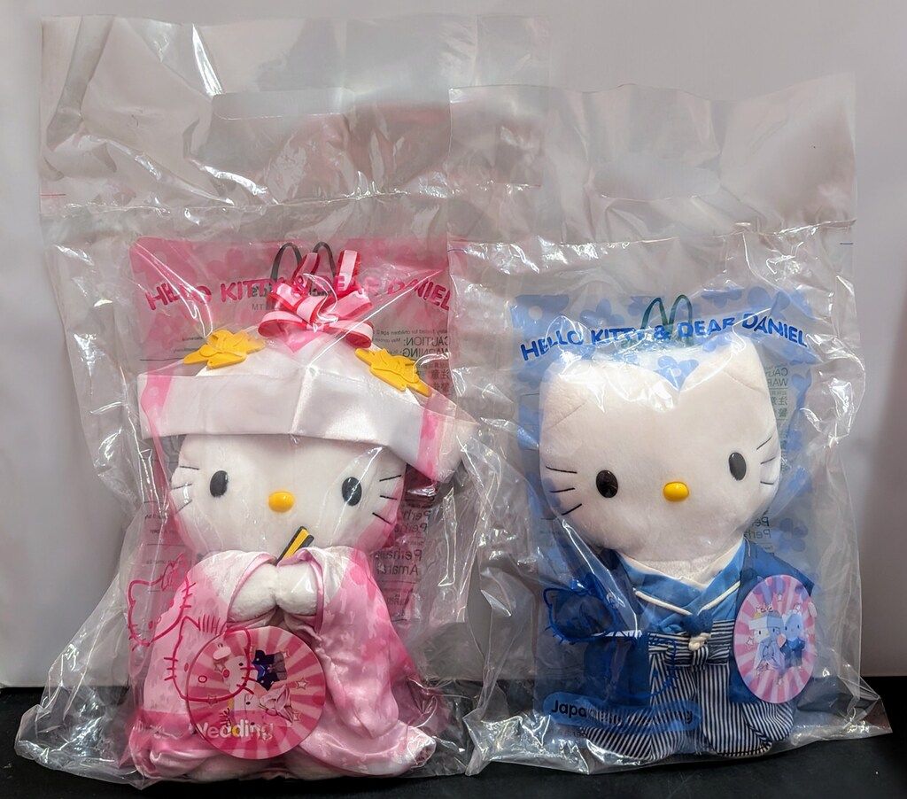 レア！　マクドナルド　コラボ　ハローキティ ダニエル ジャパニーズウェディング マクドナルドコラボ！ハローキティ ダニエル チャイナ服