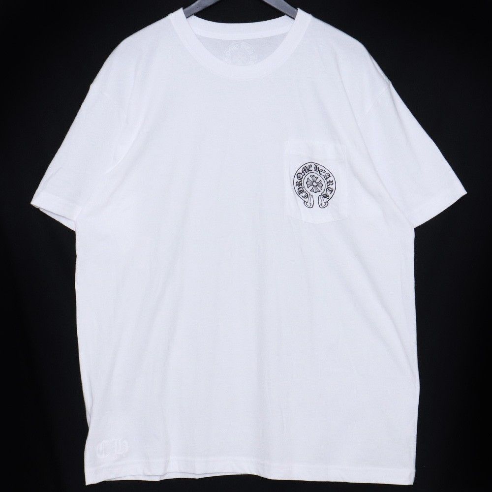 未使用 CHROME HEARTS ホースシュープリントTシャツ 香港限定 XLサイズ
