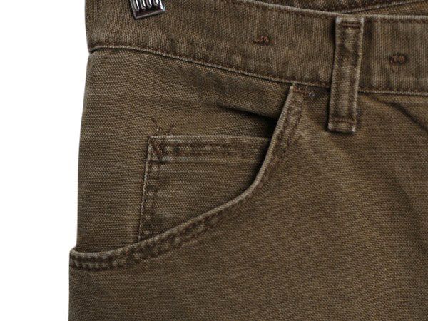 ラングラー ナイロン ダブルニー ダック パンツ メンズ 32 34 ストレート ワーク キャンバス ハンティング ストレート ツートン カーキ 茶 お得なクーポン配布中!】 ラングラー ナイロン ダブルニー ダック