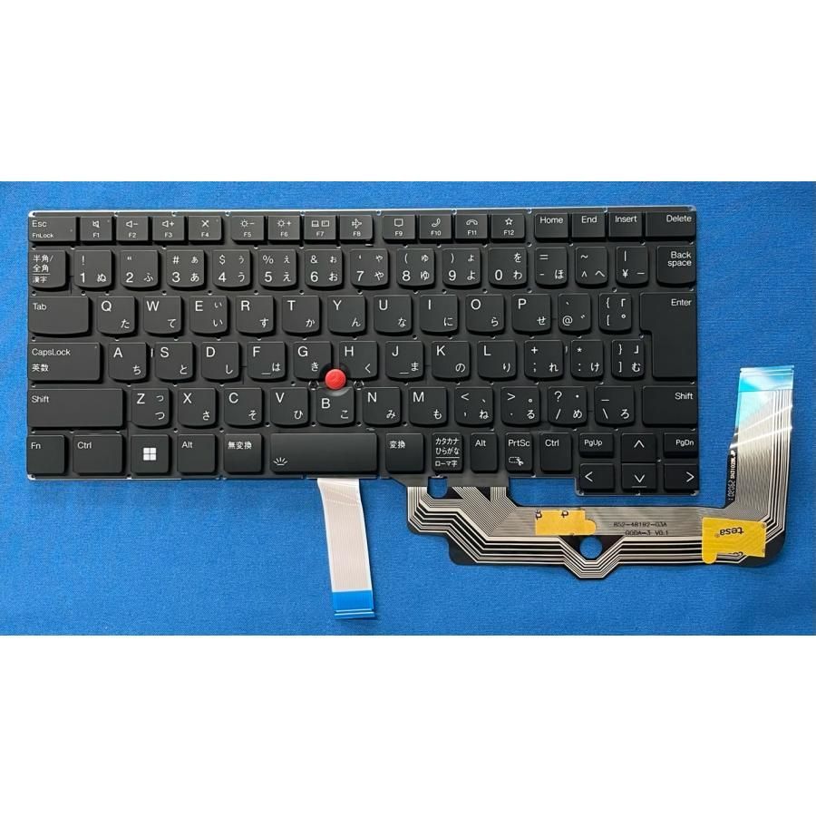 Lenovo ThinkPad T14s Gen3用 バックライト付き日本語キーボード SN21D68510