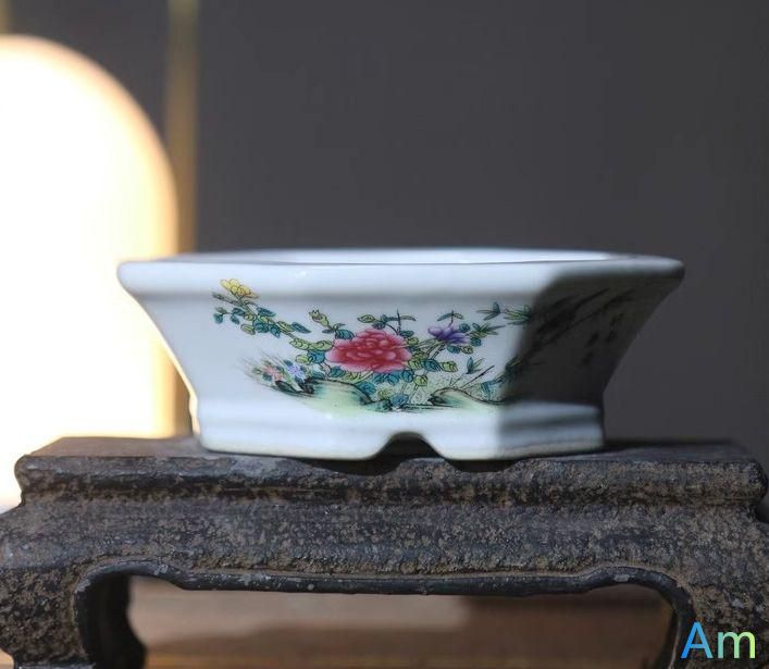 冰裂開片鉢 盆栽鉢 植木鉢 小品盆栽鉢 大品盆栽鉢