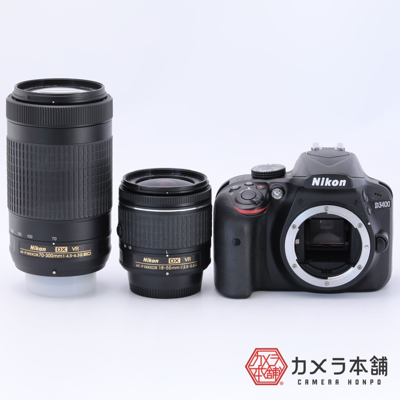 Nikon ニコン デジタル一眼レフカメラ D3400 ダブルズームキット ...