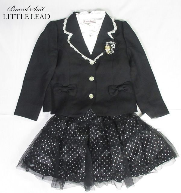 新品・未使用・タグ付き】LITTLE LEAD フォーマルスーツ 5点セット  