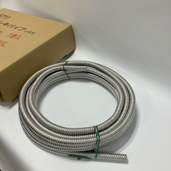 クリスマスプレゼント価格 KAKUDAI カクダイ 巻フレキパイプ 6711-13X10 φ16.8 13×10ｍ 1巻 SUS316L≡DT6644