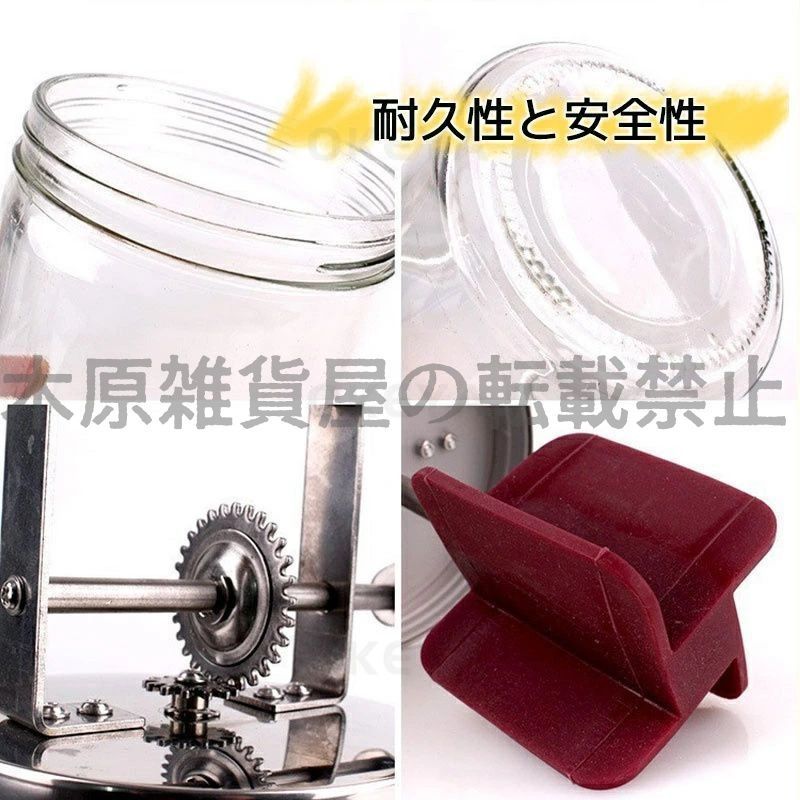 【新作到着!!】 バターチャーナー 手動バターチャーナー 透明バターチャーナー 木製ハンドルシェイクステンレススチールギア 手動バターメーカー バター撹拌器 バター生成器 小型手動バターチャナー 小型 手動 バターケース パドルL 1500ml 伸びやかな