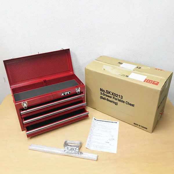 未使用品】KTC/京都機械工具 ツールセット 工具セット チェストタイプ 
