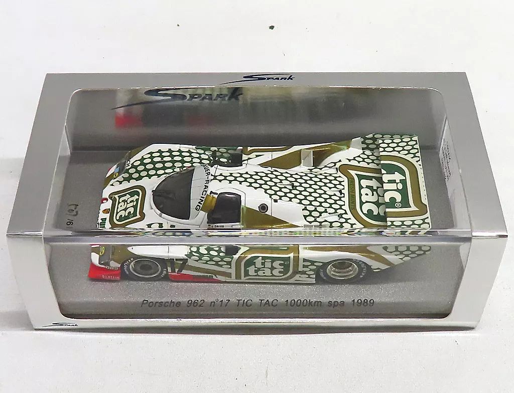 ミニカー 1/43 Porsche 962 注文 TIC TAC 1000km spa 1989 #17