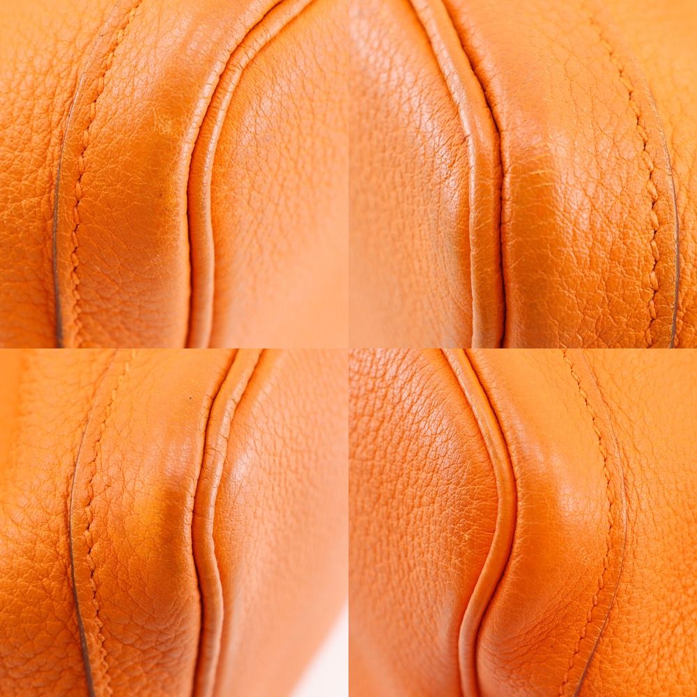 HERMES】エルメス ガーデンパーティ36 PM ネゴンダ オレンジ □O  