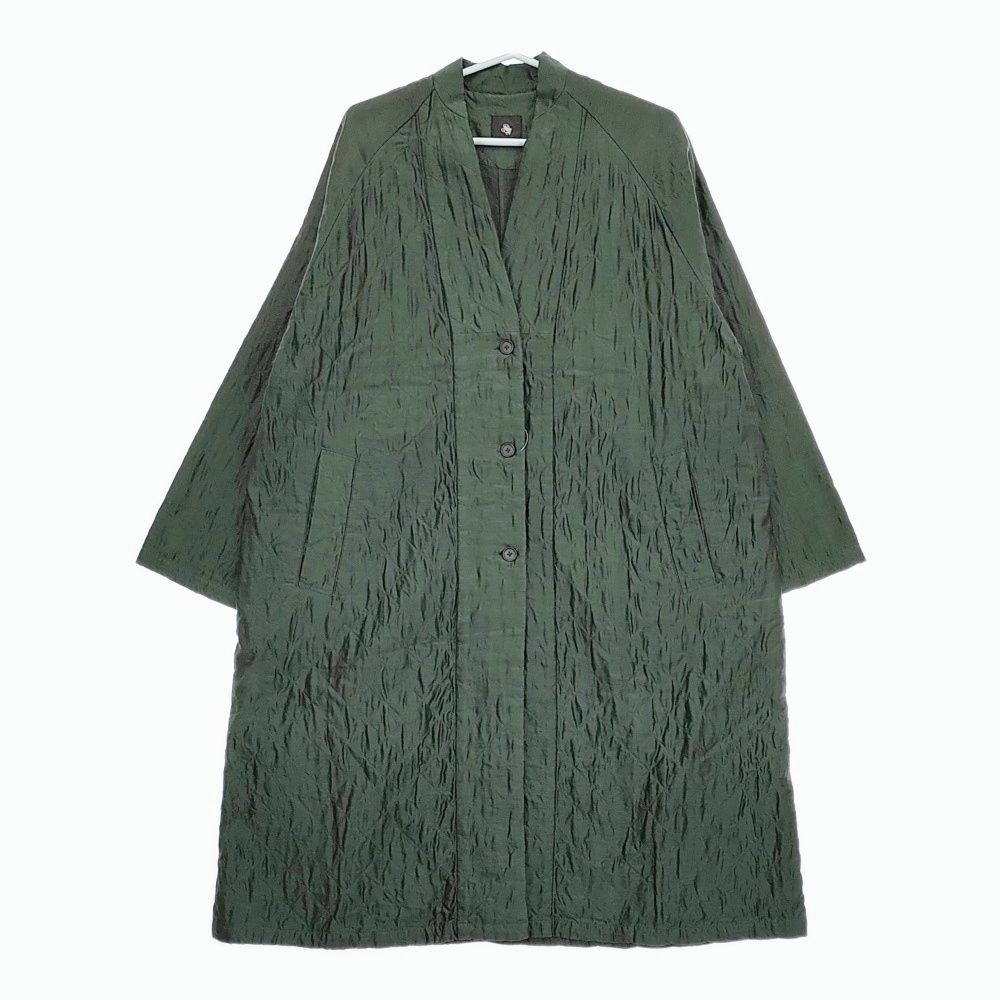 maison de SOIL キルティングシルクコート サイズ1 ノーカラー コート  