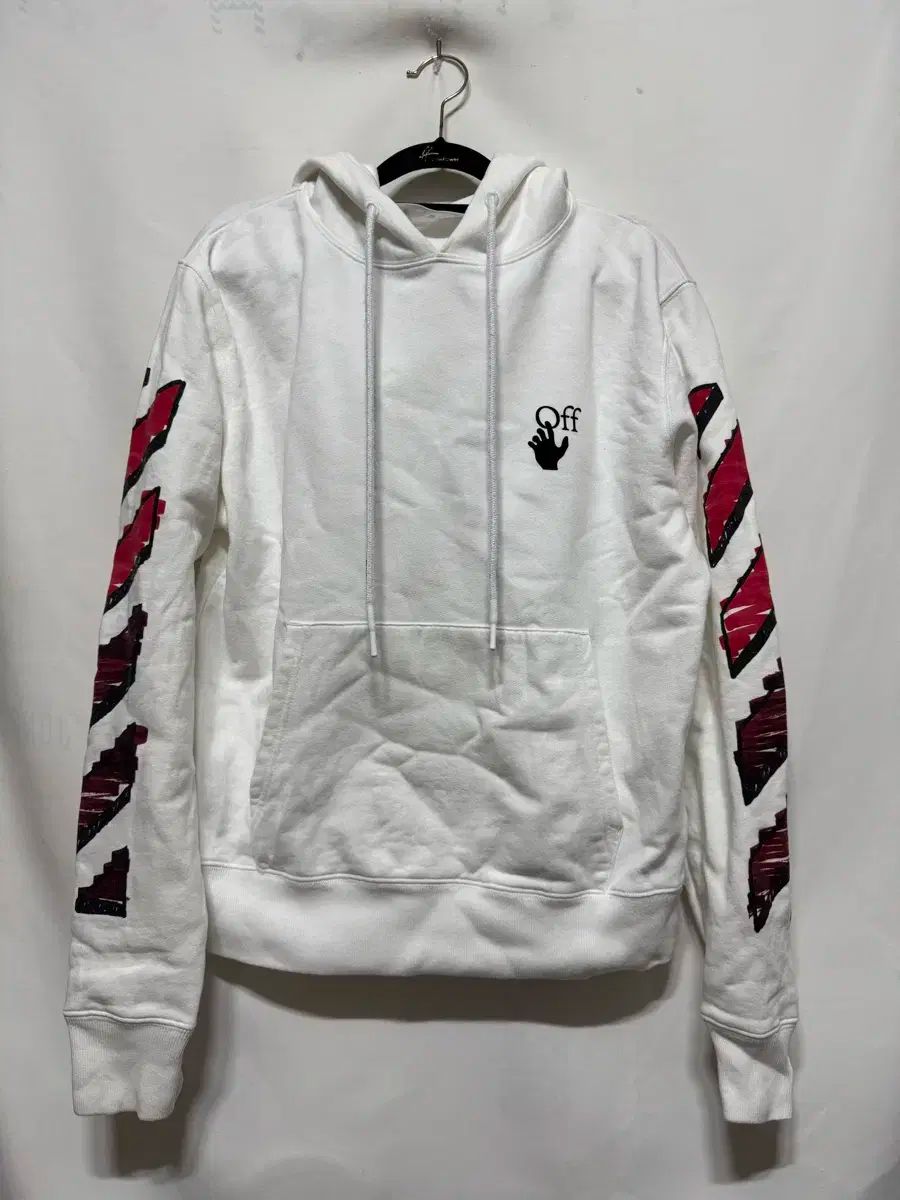 S Off-White オフホワイト マーカー アロー フード付きTシャツ