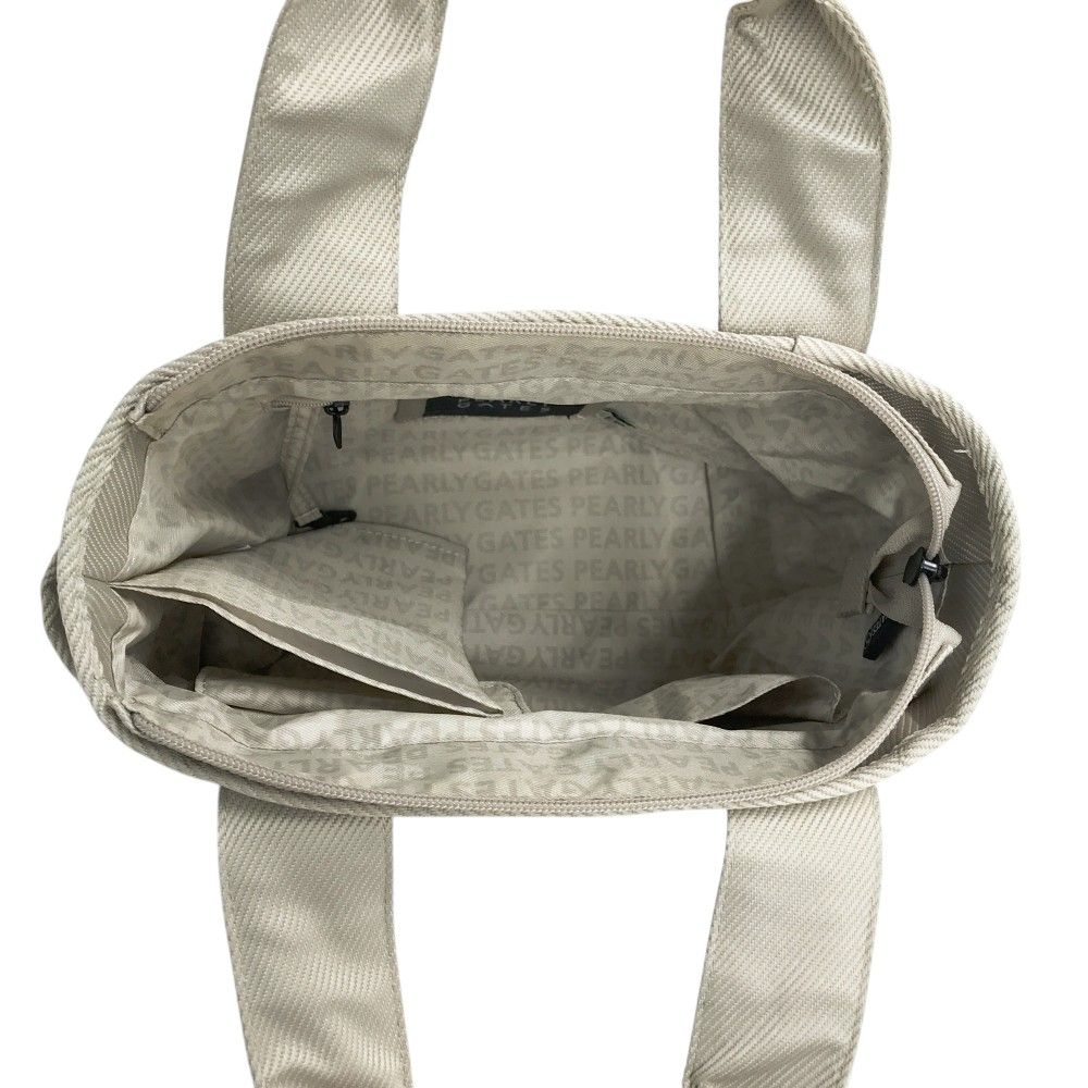 パーリーゲイツカートバックベージュ PEARLY GATES 【新品】パーリーゲイツ カートバッグ ベージュ×黒