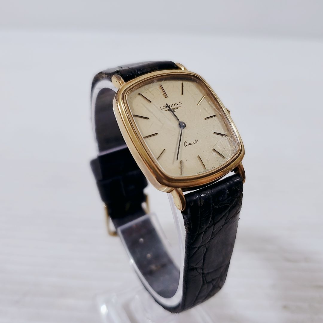 LONGINES QUARTZ 150 7010 SWISS ボーイズ/メンズ Longines Watch Men's Quartz Gold Square Swiss Made Vintage