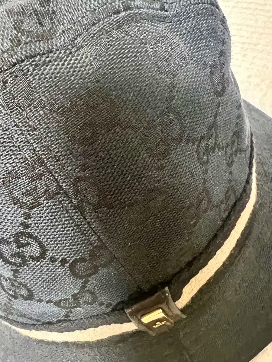 グッチ GG パータン バケットハット ブラック ブラウン