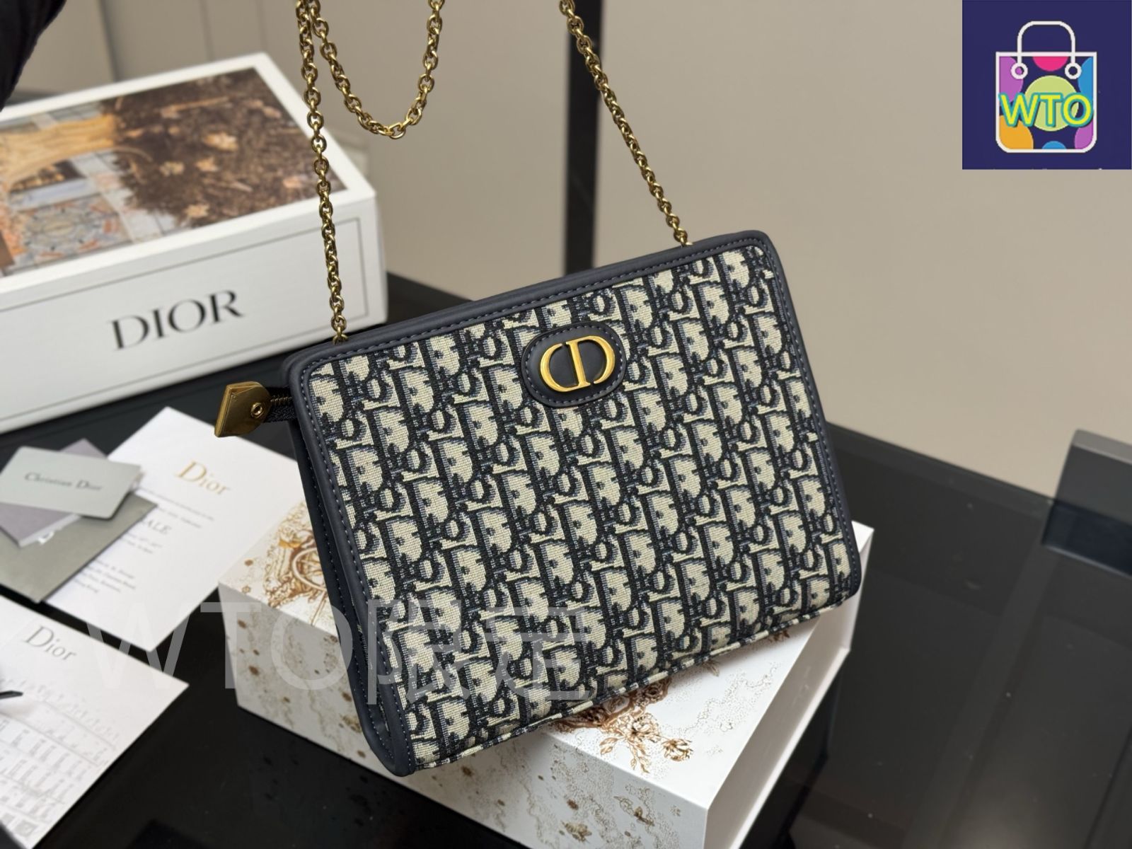 今日特価】Dior Handbag × ～26×20cm チェーンショルダー