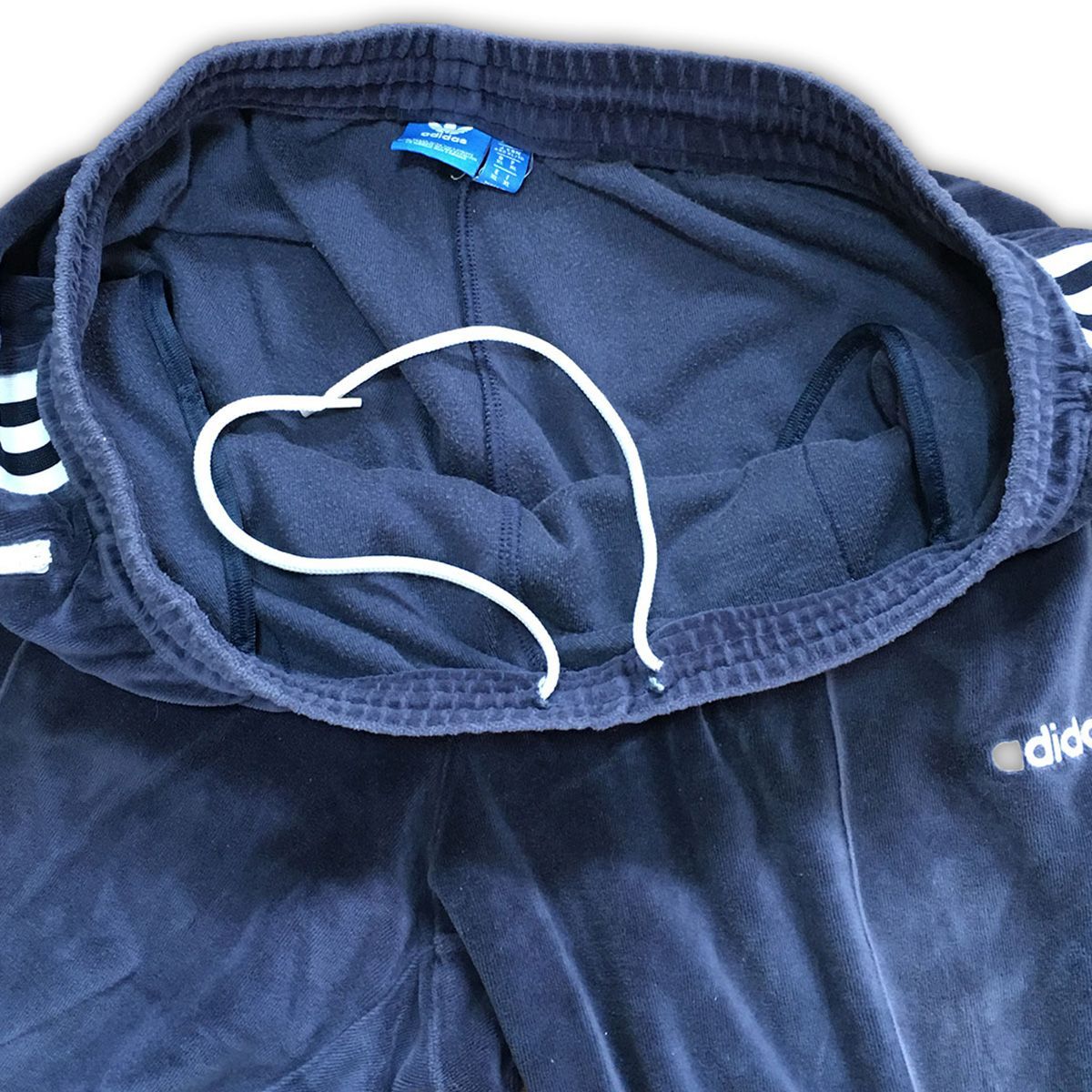 古着 adidas アディダス トラックパンツ ベロア トレフォイル
