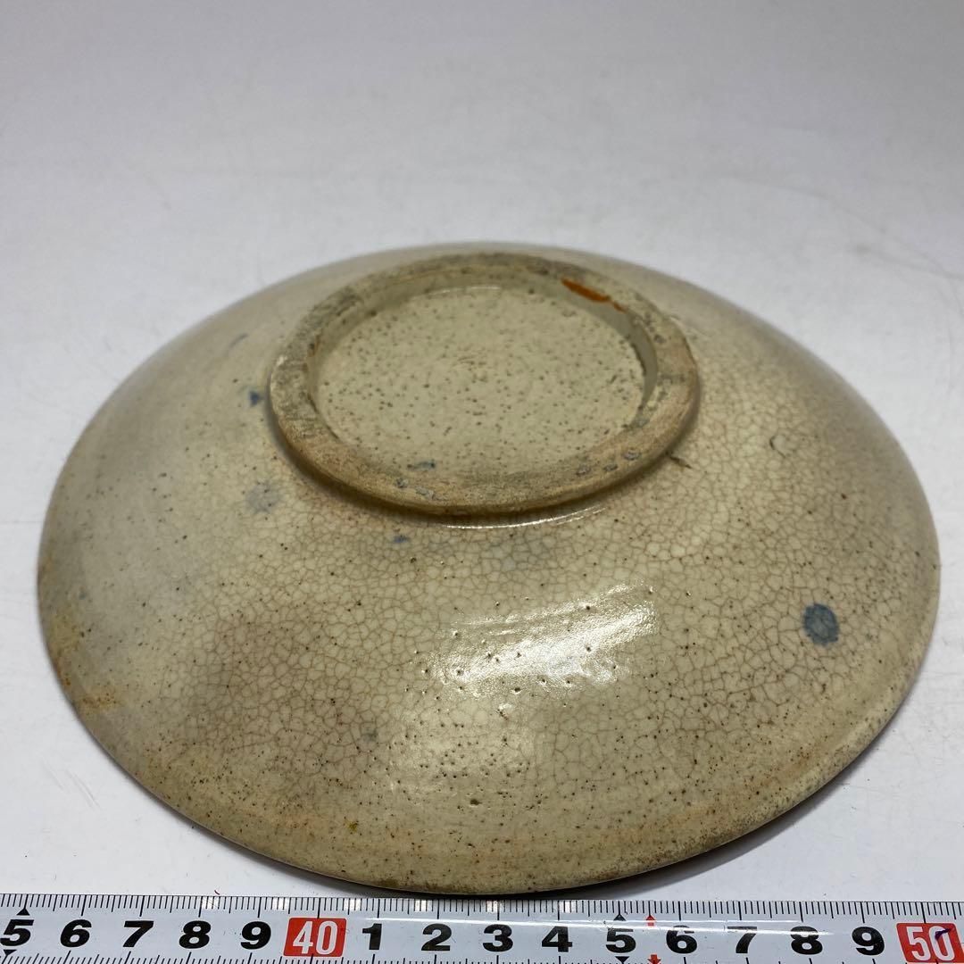 古瀬戸　染付風景画皿　直径21cm 東H6-0114① 古瀬戸 染付風景画皿 直径21cm 東H6-0114① - メルカリ