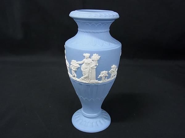 WEDGWOOD ウェッジウッド ジャスパー フラワーベース 花瓶 オブジェ