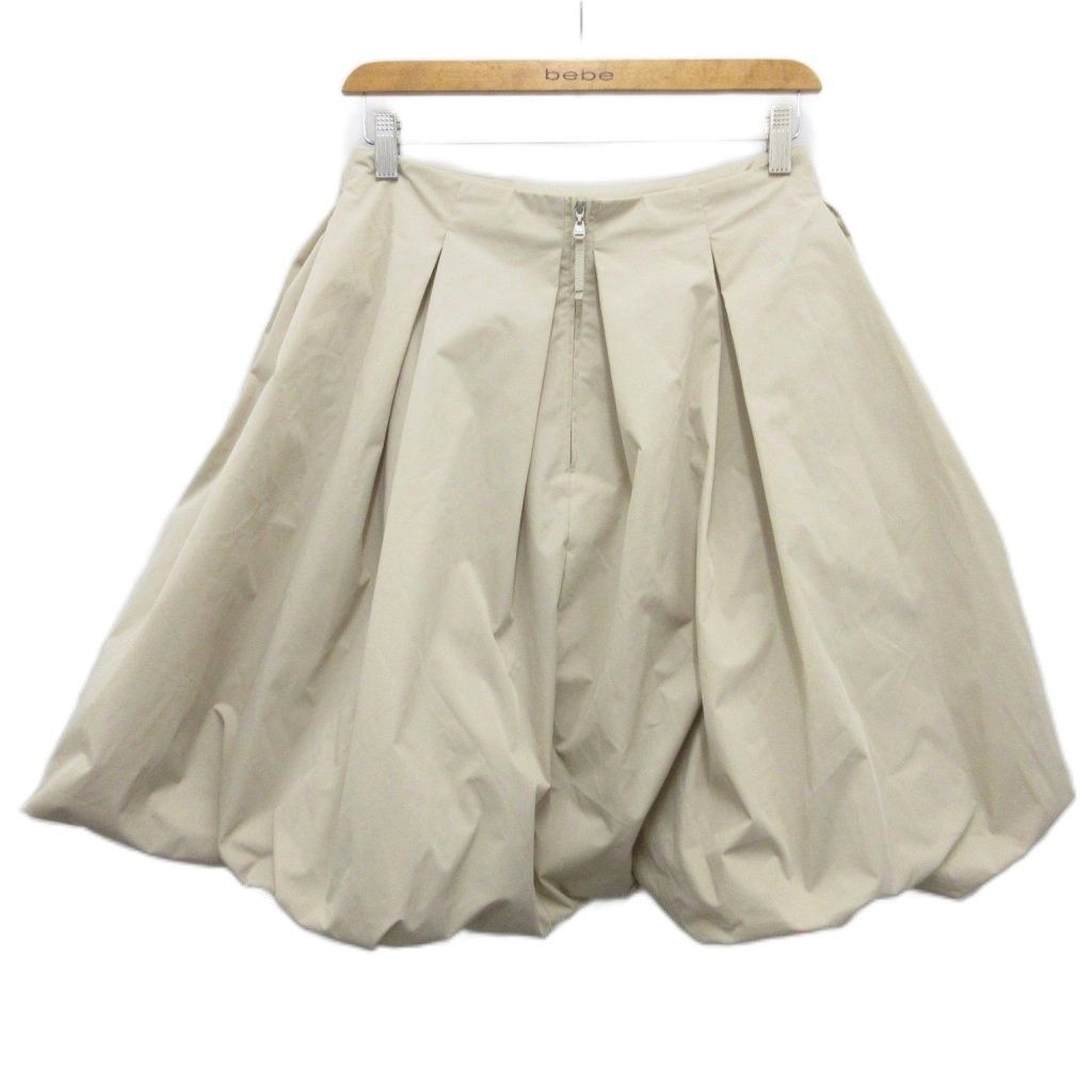 フォクシーニューヨーク FOXEY NEW YORK バルーンスカート ひざ丈 24902-AVAN76 ベージュ 40 約M MET2