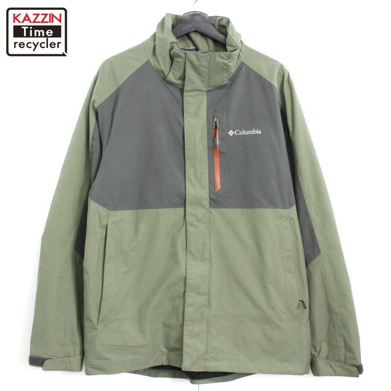 00s Columbia OMNI-TECH アウトドア ナイロンジャケット メンズ 表記Mサイズ