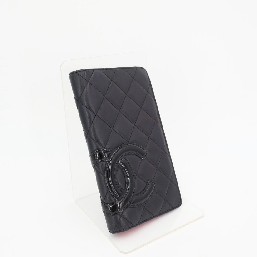 即決フォロー割！CHANEL リボン ココマーク長財布 正規保証1832. シャネル CHANEL カンボンライン ココマーク 2つ折長財布 - メルカリ